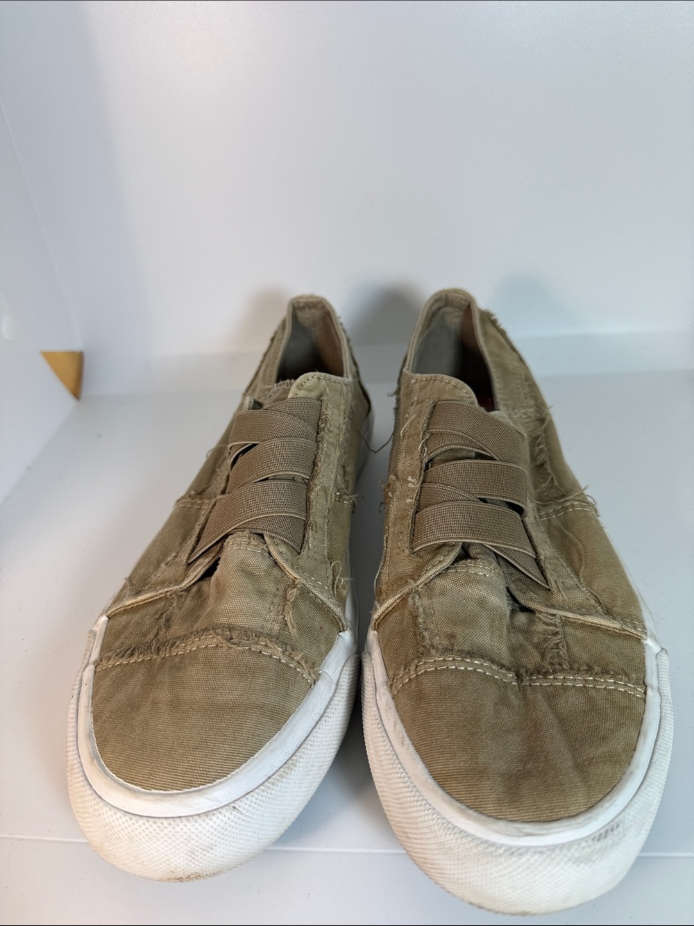 Blowfish Women’s Casual Canvas Slip-On Sneakers - Khaki